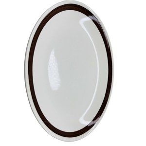 Homer Laughlin Best Restaurant Ware BROWN MCM GORGEOUS Oval Serving Platter